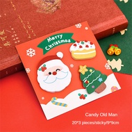 VIVOLILV 6Pcs/Box Merry Christmas HB Wood Pencils with Eraser Santa Tree Elk Snowman Kids Stationery