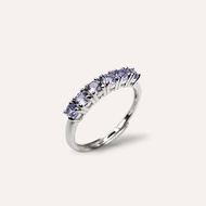 AND 丹泉石 藍色 圓形 3mm 戒指 和諧系列 Rely 天然寶石 安的珠