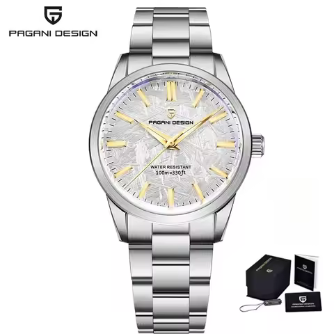 PAGANI DESIGN Design Brand 1734 Men's Quartz Watch Luxury TMI VH31 Movement Sapphire Glass Stainless