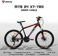 Sepeda Gunung Anak Mtb 24 Inch Trex Xt-780 Xt788 Xt 787 Greenawani