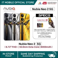 Nubia Neo 2 5G Smartphone | (8+12)GB+256GB | 6.72" FHD+ 120Hz | 6000mAh Battery | 33W Fast Charging