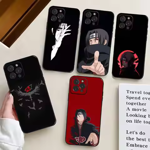 1pc Anime Cool Boy U-Uchihas--Fashion-I-Itachis Phone Case Silicone Soft For IPhone 16 15 14 13 12 1