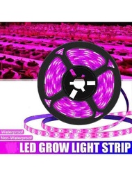 1米/2米/3米/5米/10米植物生長led燈帶,5v Usb Smd2835每米60顆led適用於溫室開花種子和幼苗植物生長