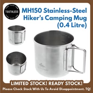 ️ ️ Stainless-Steel Hiker's Camping Mug (0.4 Litre) Ultra-Resistant Double-Walled