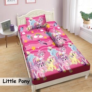 Lady Rose - Sprei Single 90x200 Tinggi 20 -  Little Pony