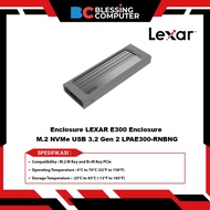 Enclosure LEXAR E300 Enclosure M.2 NVMe USB 3.2 Gen 2 LPAE300-RNBNG