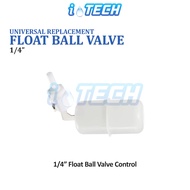 1/4" Float Ball Valve Ball Stopper for Water Dispenser Automatic Water Control