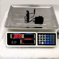 40kg English Foreign Trade Electronic Scale 809 Pricing Scale Ultra-Thin Weighing Scale Pricing Scal
