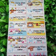 Cinnamorol name label sticker name label waterproof