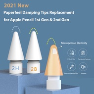 2024 New Pencil Tips For Apple Pencil Pro 2, Double-Layered Paperfeel Damping Noise Reducing For App
