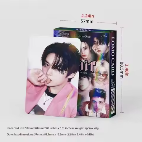 KPOP Stray Kids New Special DO IT Flash Card SKZOO 30 Laser Cards Bangchan felix hyunjin Star Photo 