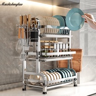 MAISHISHENGHUO Stainless steel kitchen dish rack rack drain rack