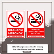 No Smoking stickers No Smoking Area Stickers No Vape Stickers No Vaping Stickers