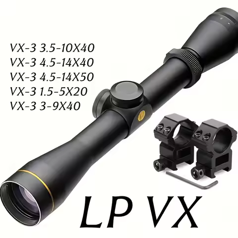 LPVX-3 3-9X40 3.5-10X50 4.5-14X40 4.5-14X50 Gun Rifle Scope Hunting With 20mm Mount