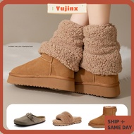 YUJINX Boots Socks, Warm Coral Velvet Plush Fluffy Boots Cover, Thickened Y2K Sock Covers Women