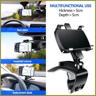 ♟ ㍿ ☃ Car phone holder clip-on 360° Rotation car cellphone holder dashboard cp holder for car and h