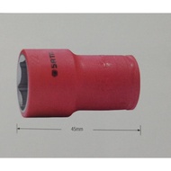 SATA 3/8" DR. / 1/2" DR. VDE 1000V INSULATED SOCKET 8MM-24MM 12508-12518 / 14010-14024