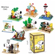 snoopy blind box snoopy building block bricks gift for kid present for friend