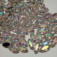 Shell sequins, shell diamonds, 7x15 milli