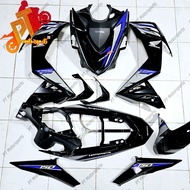 Coverset Rs150  Rs 150 V1 V2 Black Cover Set Black Kilat Hitam GTR Black Blue Sticker Honda Original