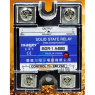 HB mager Genuine new original  single-phase solid-state relay AC-controlled AC 220VAC-AC SSR MGR-1 A