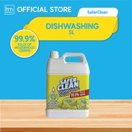 SaferClean Dishwashing Liquid - Lime Scent (5L)
