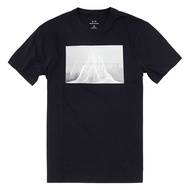 AX Armani Exchange Men's Pure Cotton Dynamic Big Label Pattern Casual Round Neck Short Sleeve T-Shir