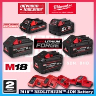 MILWAUKEE M18 Batteries & Charger 3.0Ah 5.0Ah 6.0Ah 8.0Ah 12.0Ah RED-LITHIUM™-ION & FORGE Battery