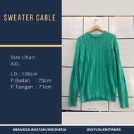 CrewNeck Cable Big Size XLTOSCA