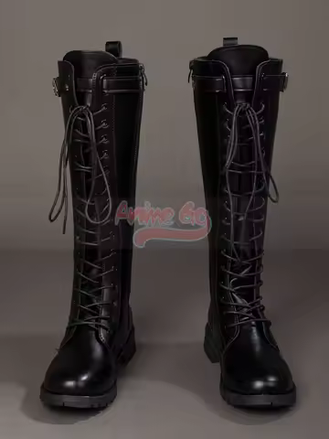 Maelle Cosplay Shoes Game Expedition 33 Women Black Knight Boots Halloween