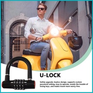 Lock for Bike Number Combination Lock Waterproof Padlock Anti-Theft Bike Wheel Locker for Scooters M