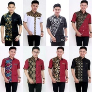 BAJU KEMEJA BATIK BATIK ORIGINAL BATIK INDONESIA BAJU BATIK Batik Men Short Arm Short Arm