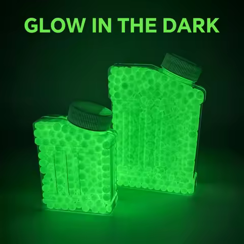 9L 6mm Fluorescent Airsoft BB Pellets Glow in The Dark Plastic Balls for Airsoft Gun Rifle Shooting