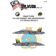 1:72 and 1:144 Scale Tudm/Rmaf F/A-18D Hornet 25th Anniversary