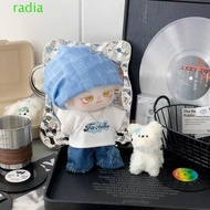RADIANTZAP 20cm Cotton Doll Clothes, Street Style Jeans Idol Doll Clothes, DIY Clothing Cool Hoodie 