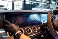 iProtec ฟิล์มใสกันรอยหน้าจอรถยนต์เรือนไมล์+จอคอนโซนกลาง (จอยาว) Mercedes Benz รุ่น AMG CLS53