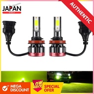 FUTWOD Fog Lamp H8 H9 H11 H16 LED Fog Lemon Yellow Yellow Green Bulb LED Fog Lamp High Brightness CO
