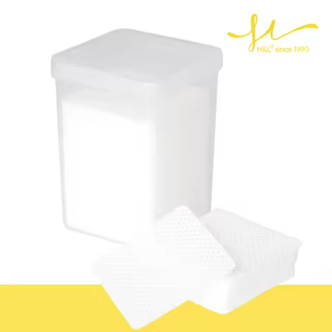 H&L SINCE 1990 200 PCS Lint-Free Paper Cotton Wipes Eyelash Glue Remover Wipe Clean Cotton Sheet Nai