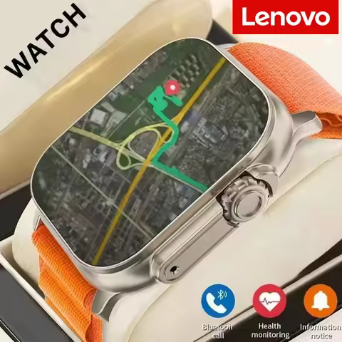 Lenovo T900 Smart Watch Ultra 3 Ultra IWO Watch NFC Bluetooth Call Heart Rate Waterproof 2.2Inch Wir