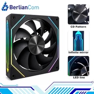 JUNGLE LEOPARD Prism 4RS ARGB BLACK Two Sided INFINITY Infinite Mirror 120mm PWM Fan