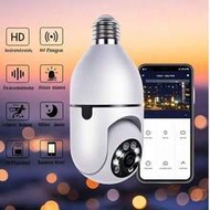 1pc Innovative Light Bulb Camera, Made Of ABS Material, With 360° Panoramic Monitoring, Ultra-Clear 
