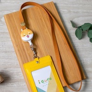 i 好戴 伸縮證件套組-滿滿動物系列 / 滿滿柴犬_ADA6