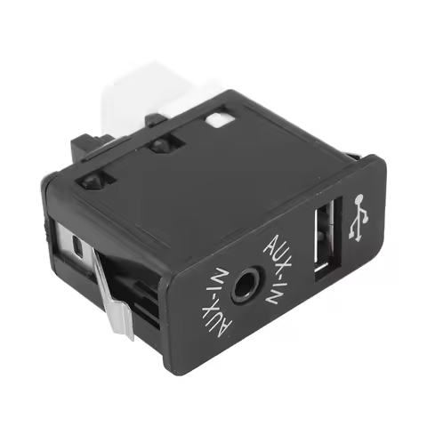 A21F-Car USB AUX In Plug Auxiliary Input Socket Adapter For BMW E81 E87 E90 F10 F12 E70 X4 X5 X6