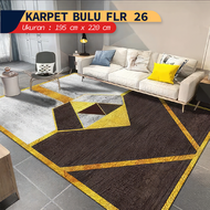 Karpet Lantai empuk Eropa Style Uk 220cm x 195cm Karpet Turkey Bermotif Tikar Karpet ruang Tamu
