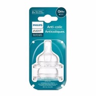 Avent 防脹氣奶嘴 (適合0個月以上寶寶) 2個裝 (平行進口)