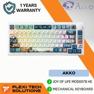 Flexi Tech Akko Joy of Life MOD007B HE Magnetic Keyboard - Akko Cream Yellow Magnetic [Limited Editi