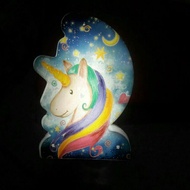 Horse unicorn moon star switch night light, night light
