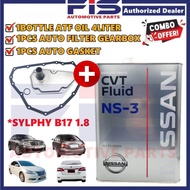 FIS Auto Gear Box Filter Nissan Sylphy 1.8 B17 2014-2019YR 31728-3JX0A Automatic Transmission Filter