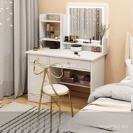 Small Apartment Integrated Dressing Table Small Dressing Table Table Modern Simple Storage Counter D