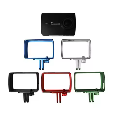 For Xiaomi Yi 4K + Action Camera Accessories Bag Aluminum Alloy Cover/Case Border With Adapter Prote